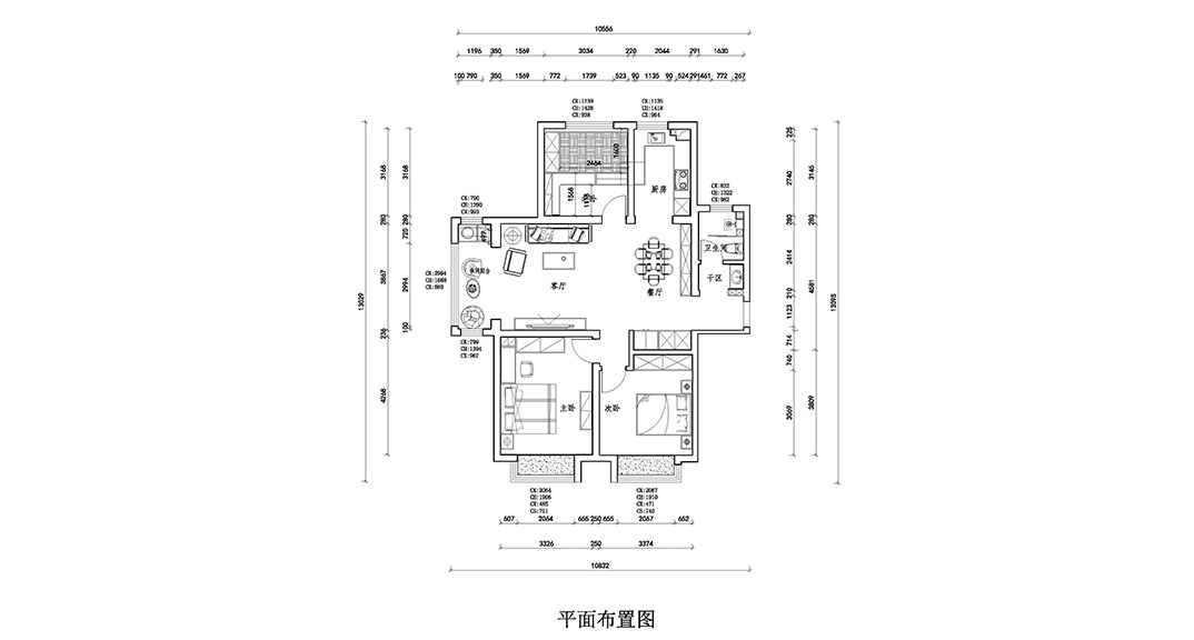 海韻廣場(chǎng)128㎡三室兩廳戶型圖.jpg